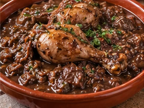 Arroz de Cabidela — Imagem ilustrativa criada digitalmente
