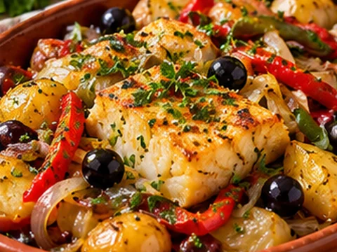 Bacalhau à Minhota — Imagem ilustrativa criada digitalmente
