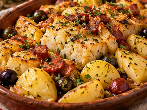 Bacalhau à Transmontana — Imagem ilustrativa criada digitalmente