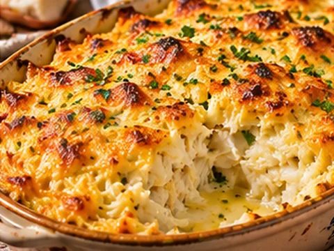 Bacalhau com Natas — Imagem ilustrativa criada digitalmente