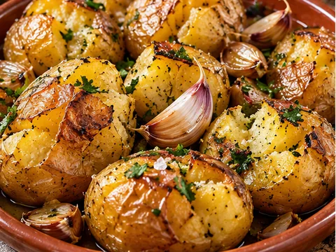 Batatas a Murro — Imagem ilustrativa criada digitalmente