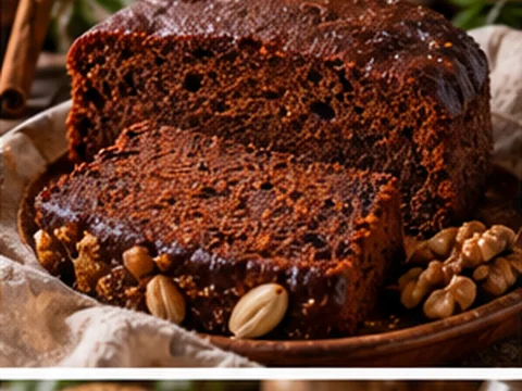 Bolo de Mel da Madeira — Imagem ilustrativa criada digitalmente