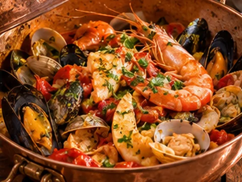 Cataplana de Marisco — Imagem ilustrativa criada digitalmente