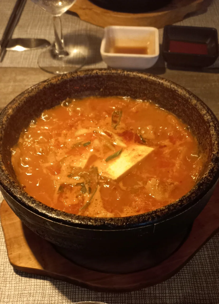 Kimchi and pork stew