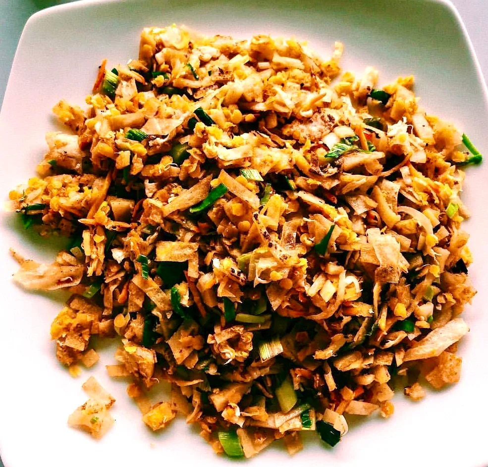 Sri Lankan chicken kottu roti