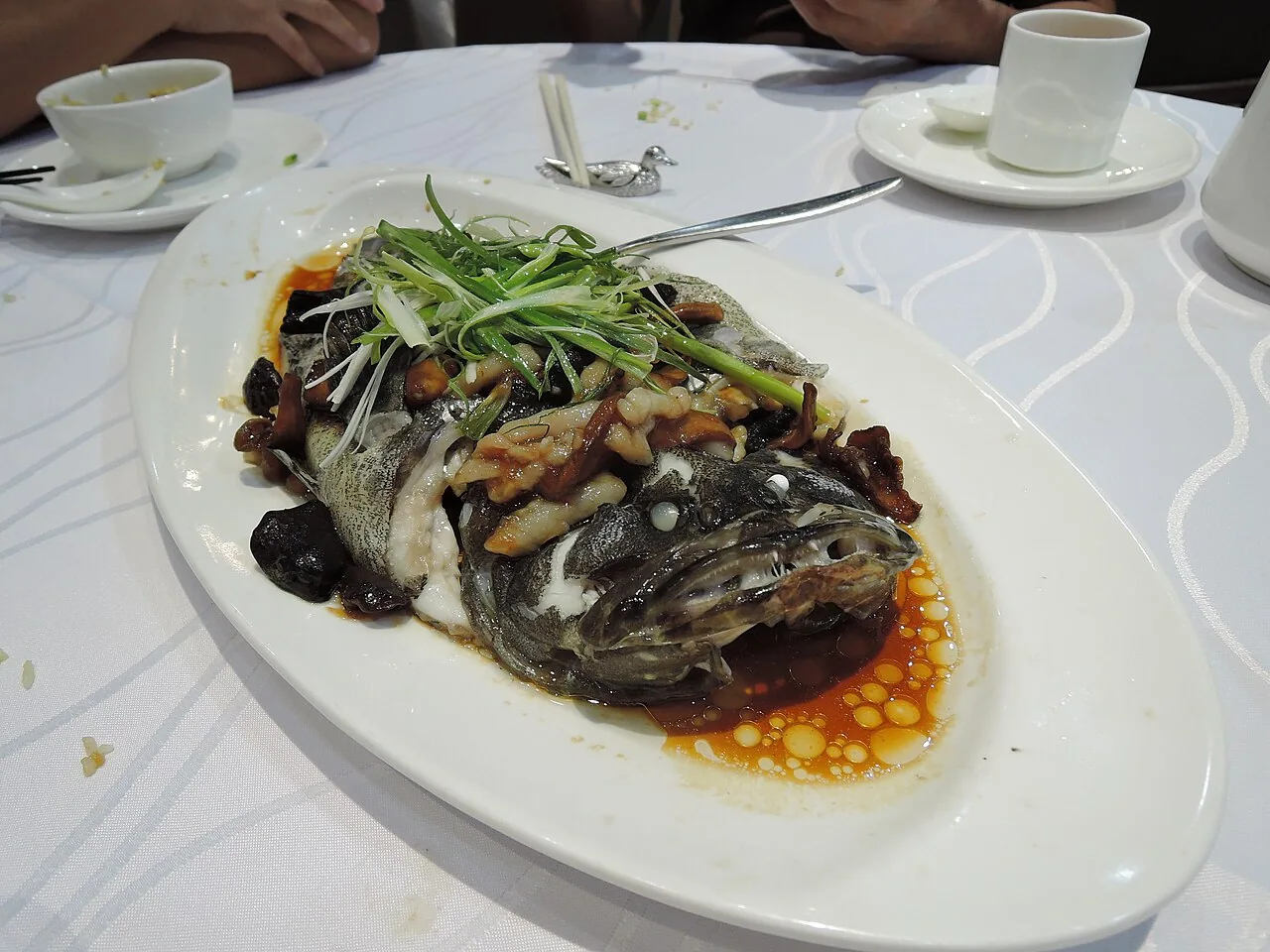 Cantonese steamed fish