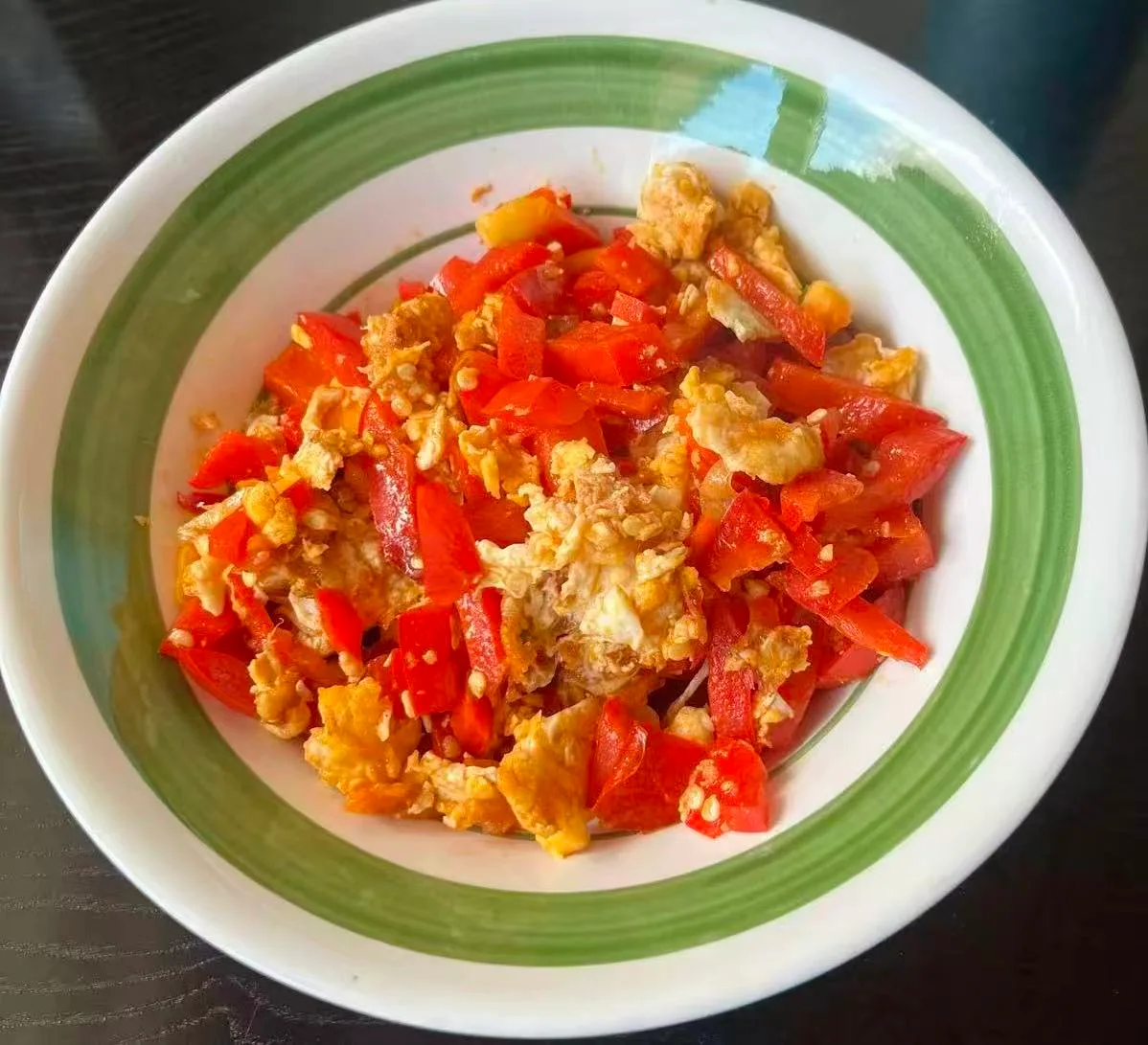 Tomate salteado com ovos