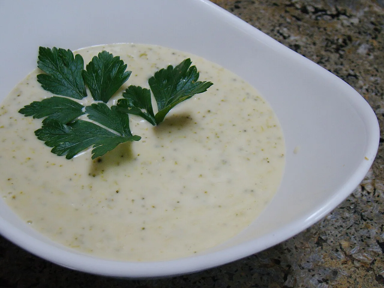 Creme vegan de brócolos