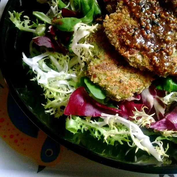 Croquetes de tofu e arroz integral