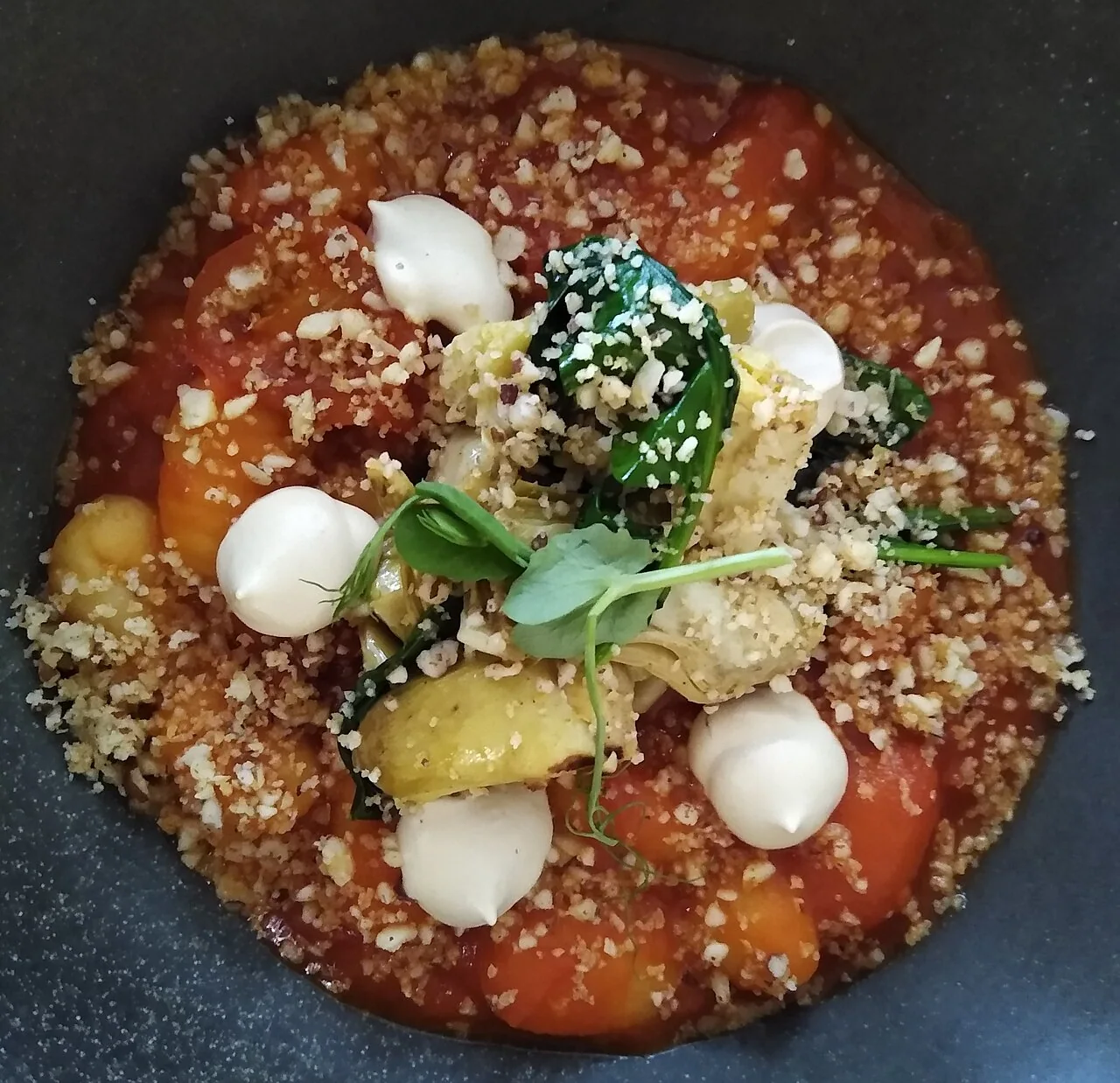 Gnocchi arrabbiata vegan