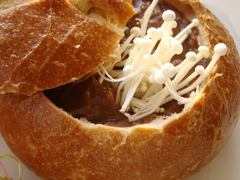 Sopa de feijão-preto
