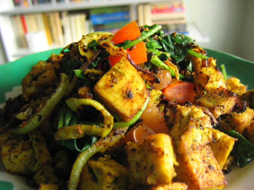 Tofu mexido cremoso